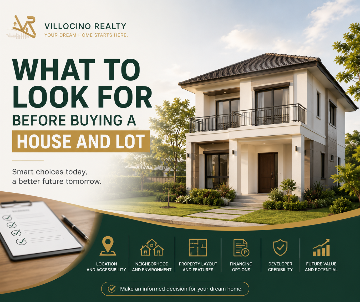 What to Look for Before Buying a House and Lot