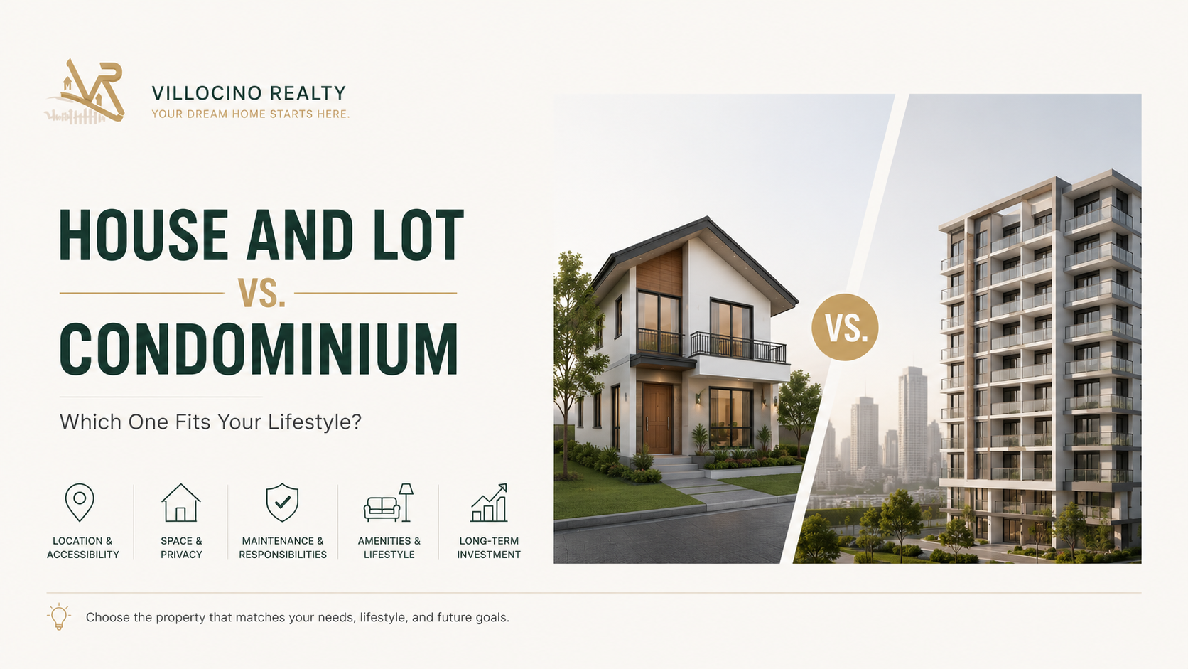 House and Lot vs. Condominium: Which One Fits Your Lifestyle?