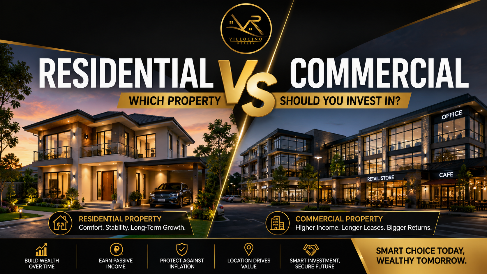 Residential vs Commercial Property: Which Should You Invest In?
