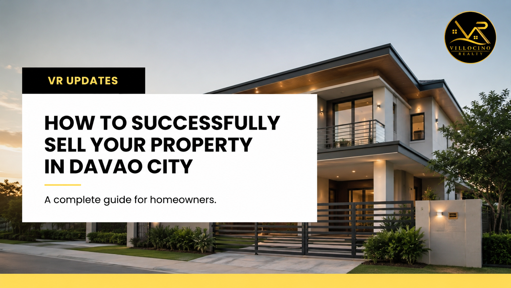 How to Successfully Sell Your Property in Davao City: A Complete Guide for Homeowners