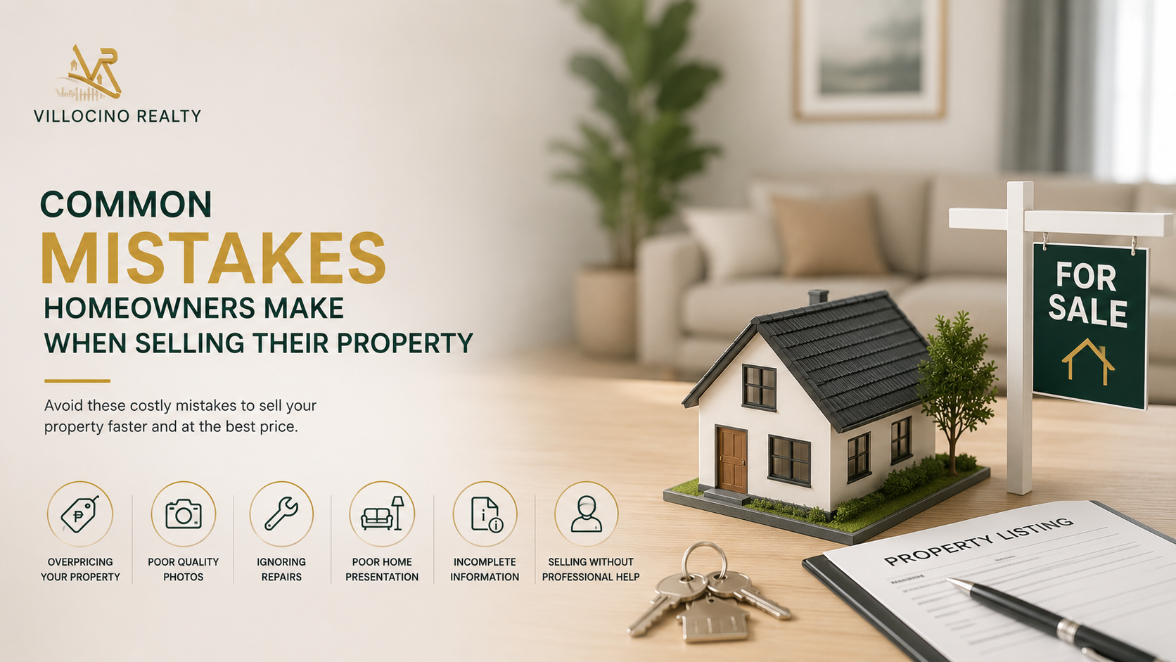 Common Mistakes Homeowners Make When Selling Their Property