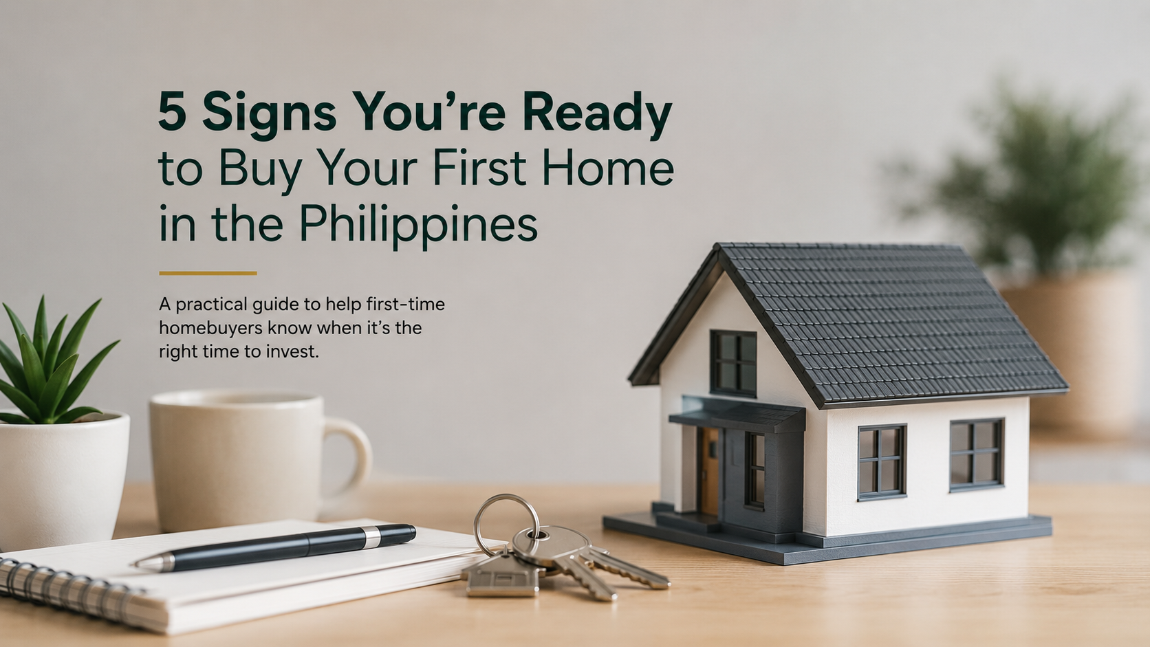 5 Signs You're Ready to Buy Your First Home in the Philippines